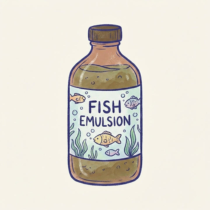 Fish emulsion fertilizer