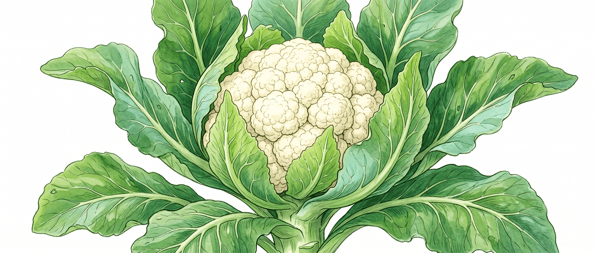 Cauliflower growing with Thriva Boost