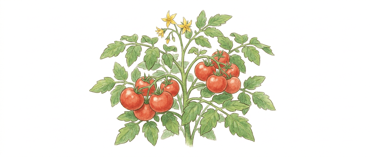 Tomatoes growing with Thriva Boost